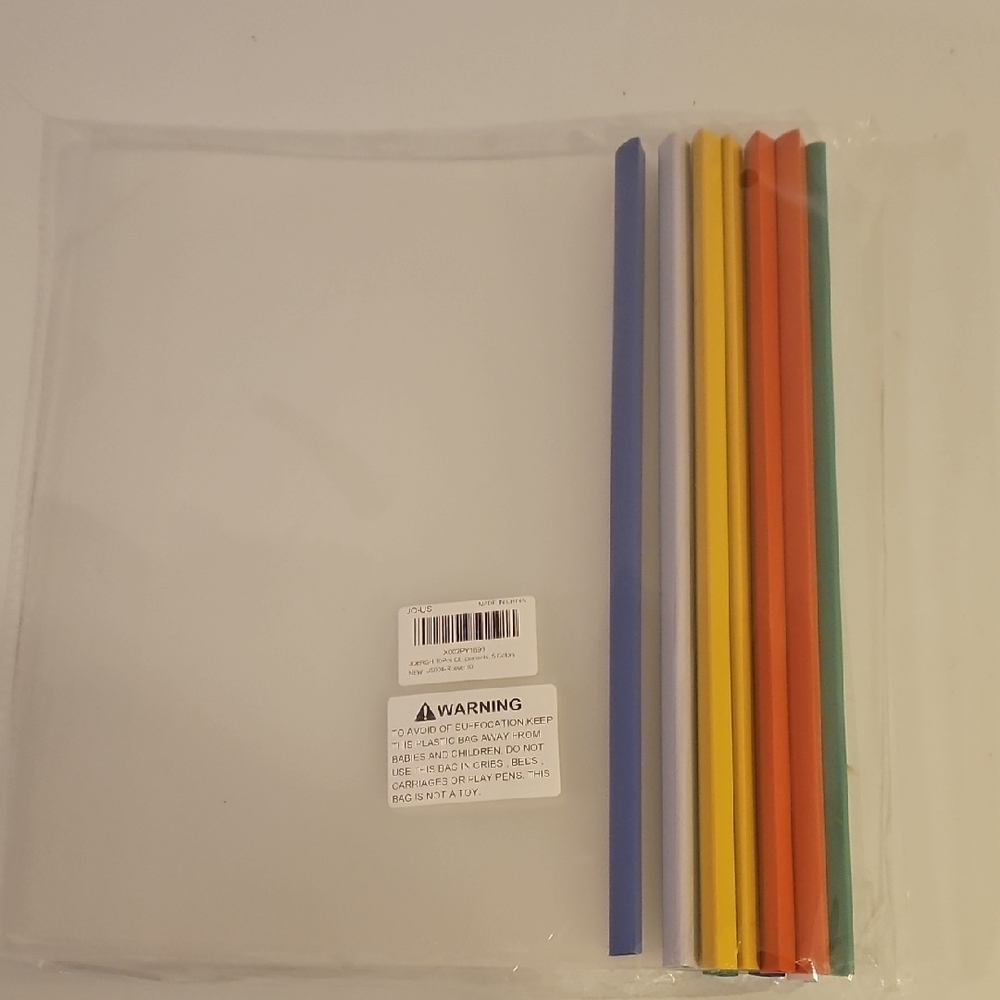 A4-Size Plastic Slide Binders